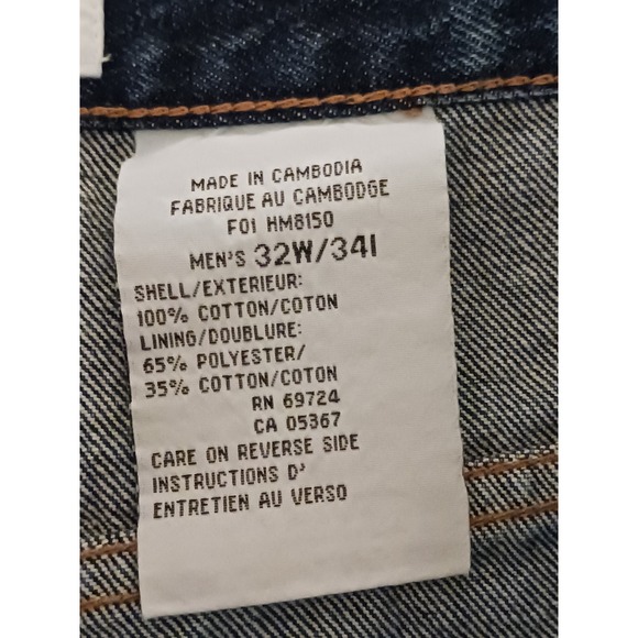 Columbia Double Knee Mother Tough Jeans Size 32x33 - Picture 5 of 6